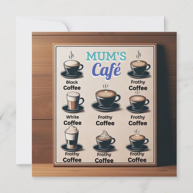 Carte postale Café de maman (Devant)