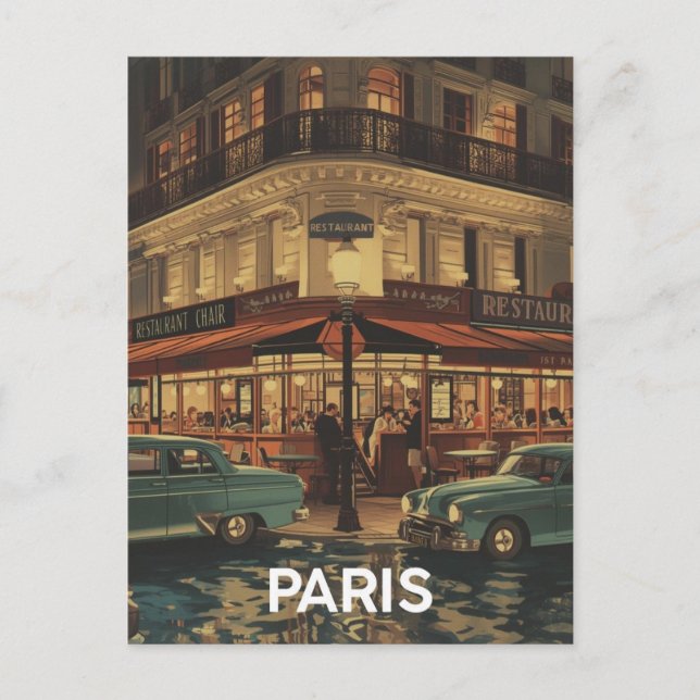 Carte Postale Café de Paris (Devant)