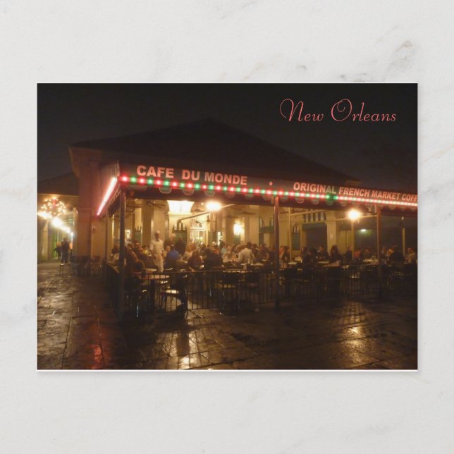 Carte Postale "Cafe du Monde", Nouvelle-Orléans, Louisiane, État (Devant)