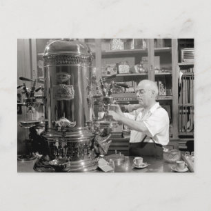 Carte Postale Café Espresso, 1942