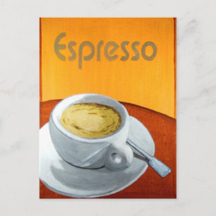 Carte Postale Café Espresso vintage