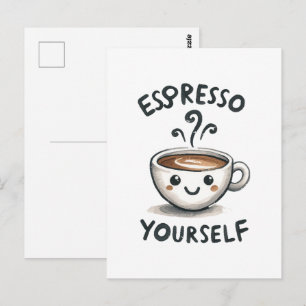 Carte Postale Café Espresso Yourself