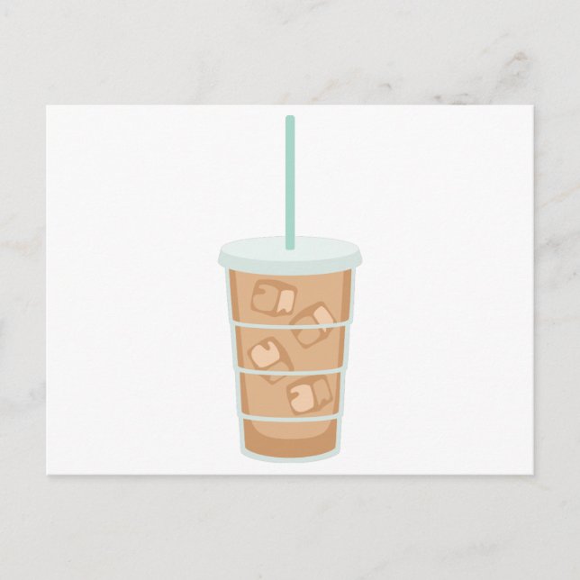 Carte Postale Café glace (Devant)