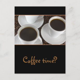 Carte Postale Café noir