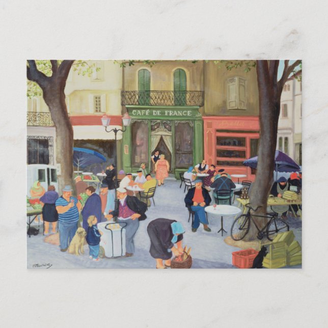 Carte Postale Cafe Provence (Devant)