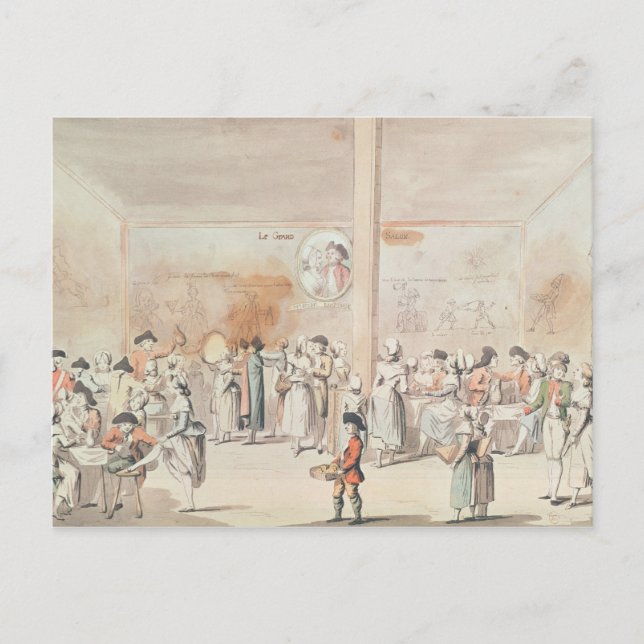 Carte Postale Café Ramponneau (Devant)