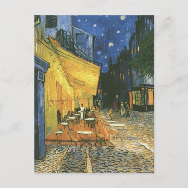 Carte Postale Cafe Terrace - Vincent van Gogh (Devant)