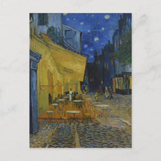 Carte Postale Café Terrasse à la nuit par Vincent van Gogh