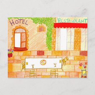 Carte Postale Café toscan