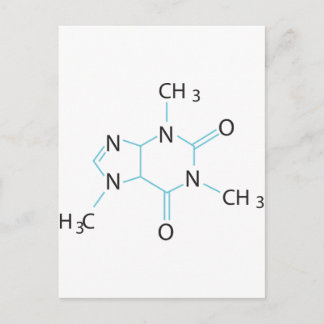 Carte Postale Caféine