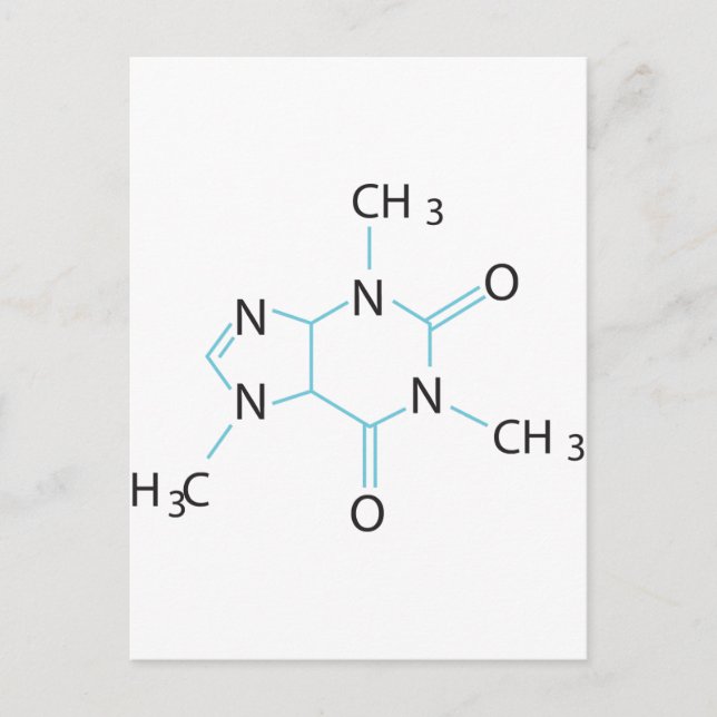 Carte Postale Caféine (Devant)