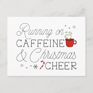Carte Postale Caféine Et Joie De Noël