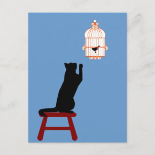 Carte Postale Cage doré