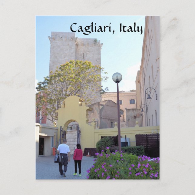 Carte Postale Cagliari, Sardaigne, Italie (Devant)