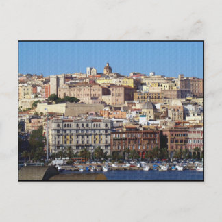 Carte Postale Cagliari, Sardaigne, Italie (Effet Toile)