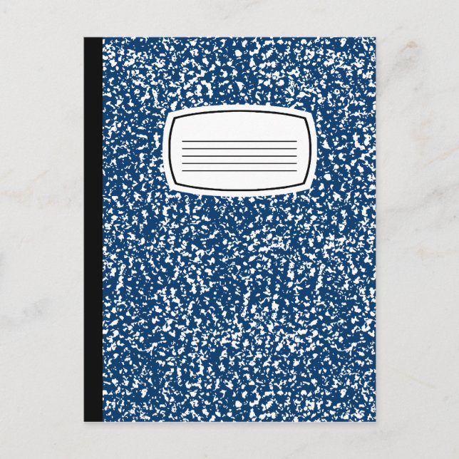 Carte Postale cahier de composition (Devant)