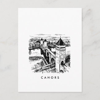 Carte Postale Cahors Pont Valentre Affiche Vintage Lot Deco M