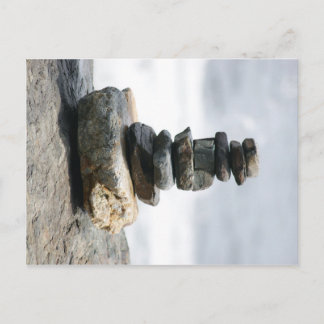 Carte Postale Cairn Stone de la côte du Maine
