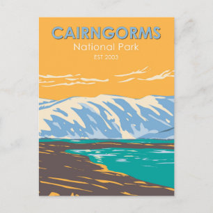Carte Postale Cairngorms Parc national Écosse Loch Etchachan