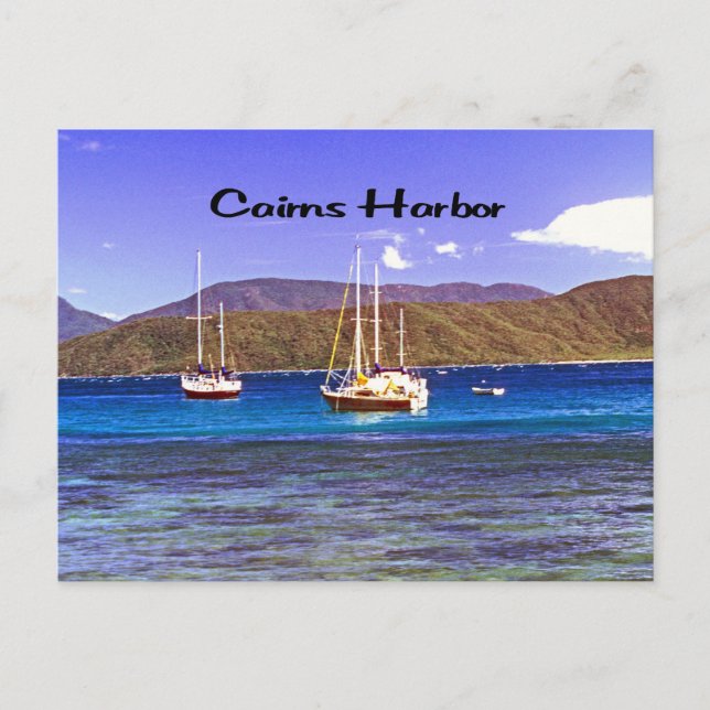 Carte Postale Cairns Harbour Queensland Australie (Devant)