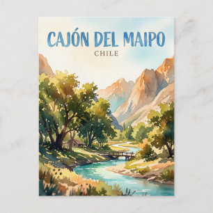 Carte Postale Cajón del Maipo Chili