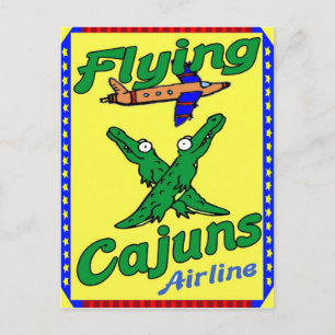 Carte Postale Cajuns volants