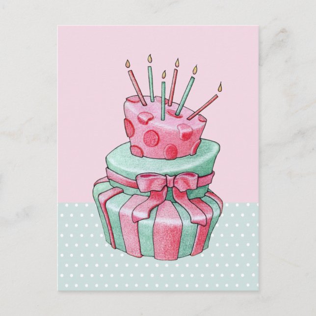 Carte postale Cake Celebration (Devant)