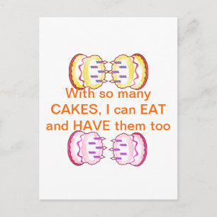Carte Postale CAKE MANIA : Les ENFANTS aimeraient jouer avec des
