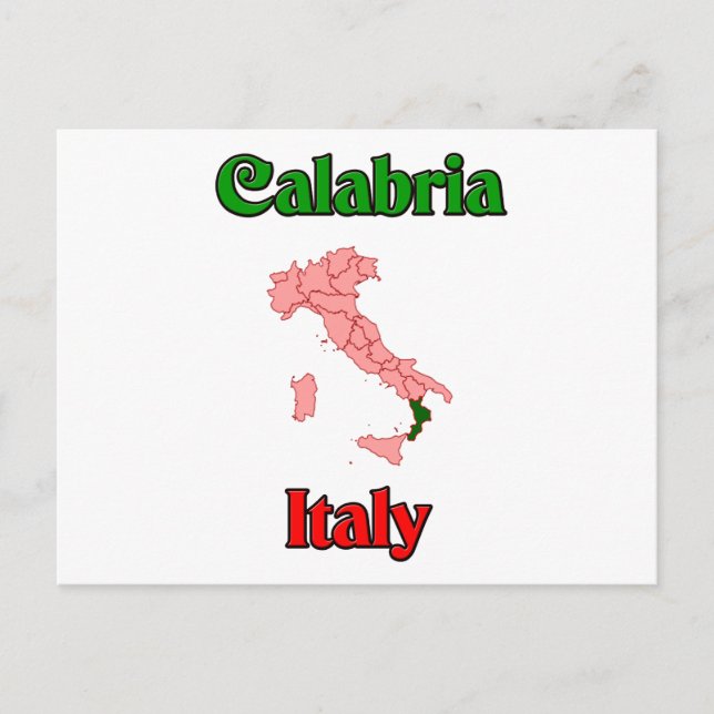 Carte Postale Calabre Italie (Devant)