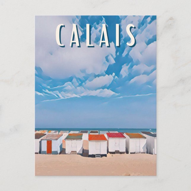 Carte Postale Calais Photo Vintage  (Devant)