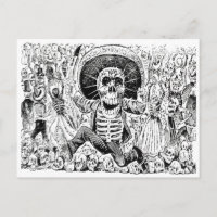 Calavera Oaxaqueña par José Guadalupe Posada 1903