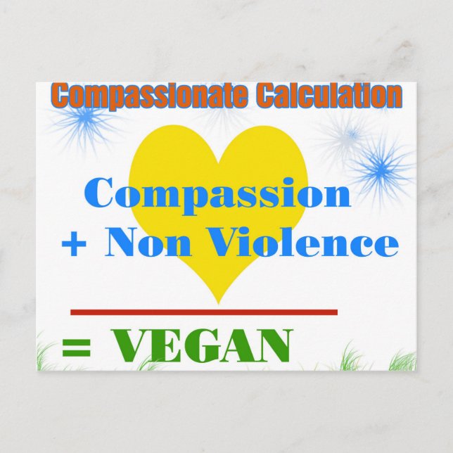 Carte Postale Calcul de compassion (Devant)