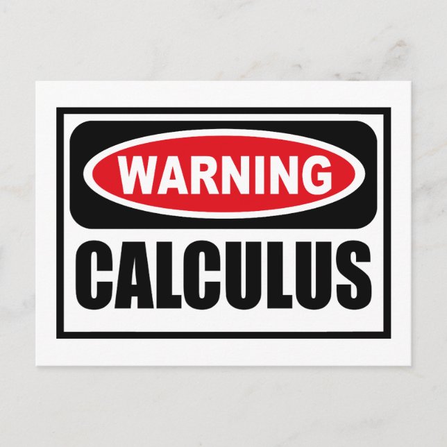 Carte postale CALCULUS (Devant)