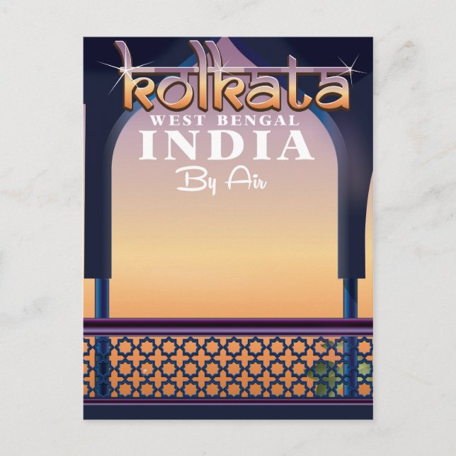 Carte Postale Calcutta - Affiche de vacances du Bengale Occident (Devant)