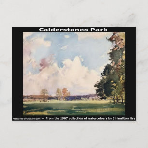 Carte Postale Calderstones Park, Allerton, Liverpool.
