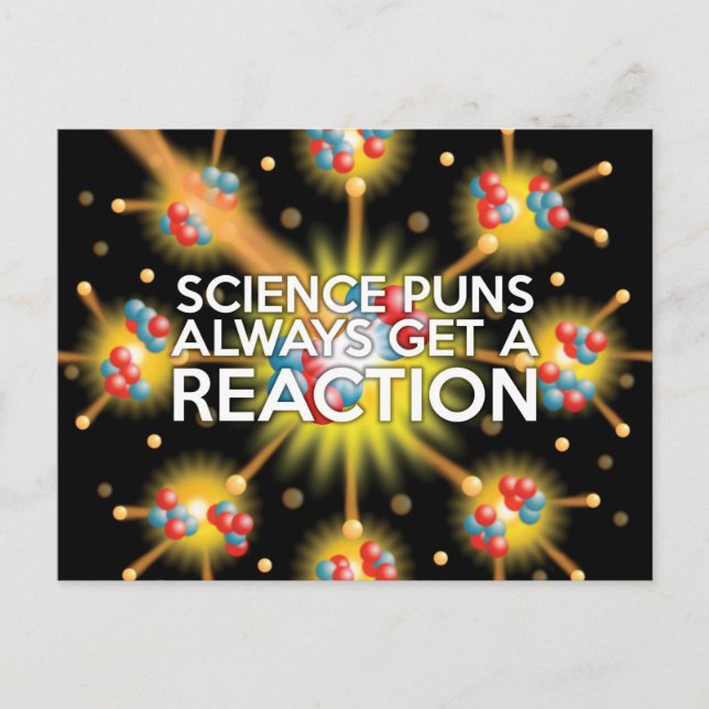 CARTE POSTALE CALEMBOURS SCIENTIFIQUES (Devant)