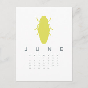 Carte Postale Calendrier 2011 - Juin