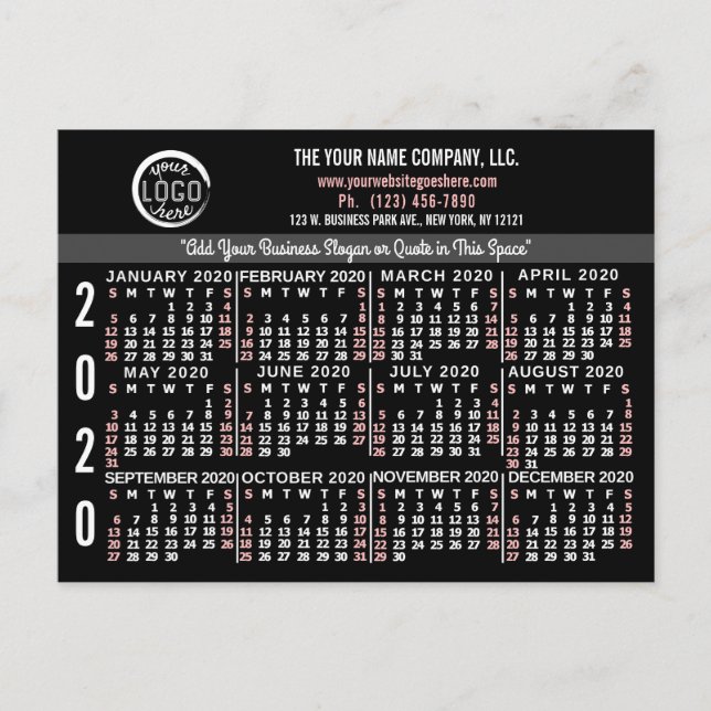 Carte Postale Calendrier 2020 (Voir la description pour la nouve (Devant)