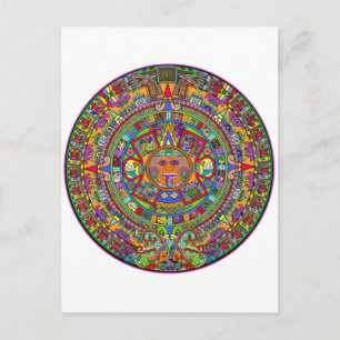 Carte Postale Calendrier Aztec