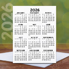 Calendrier d'affichage de l'année complète - Minim