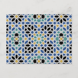 Carte postale Calendrier de la mosaïque mauresque