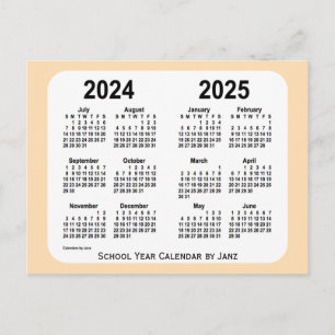 Carte Postale Calendrier des mini-écoles de blé 2024-2025 par Ja