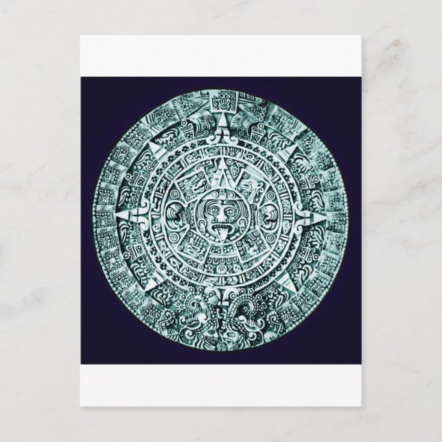 Carte Postale calendrier maya (Devant)