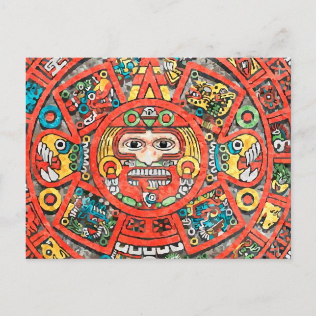 Carte Postale Calendrier maya (Devant)