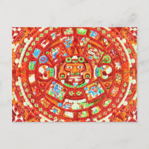 Carte Postale Calendrier maya 2012 Conception