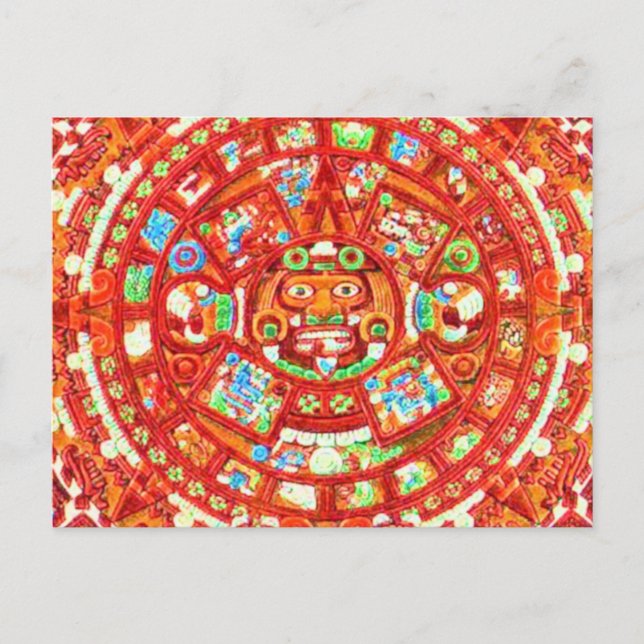 Carte Postale Calendrier maya 2012 Conception (Devant)