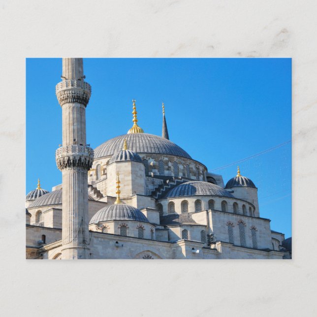 Carte postale Calendrier Mosquée bleue 2012 (Devant)