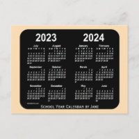 Calendrier scolaire 2023-2024 Blé Neon Mini par Ja