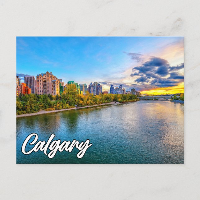 Carte Postale Calgary, Alberta, Canada (Devant)