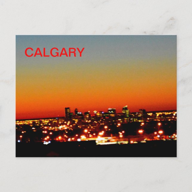 Carte Postale Calgary Sunrise (Devant)